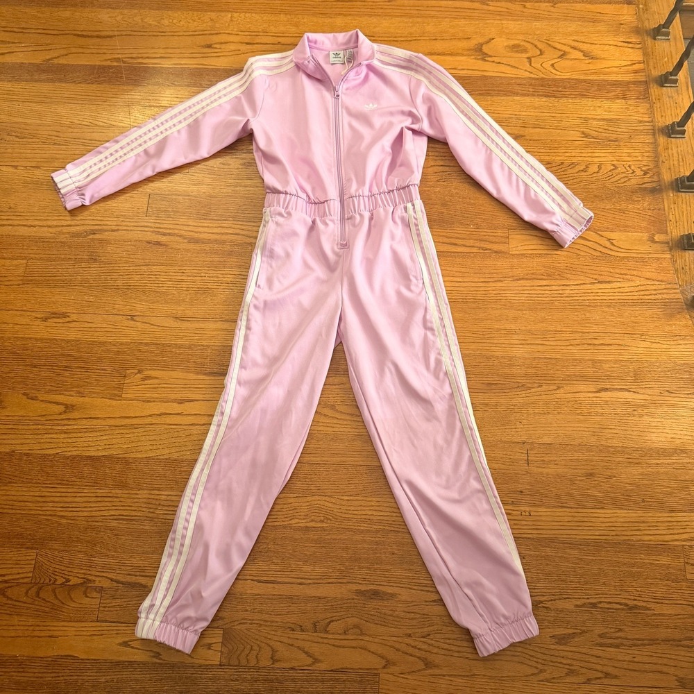 NEW Adidas Originals‎ Girls Jumpsuit Purple Size MEDIUM 11-12Y NWOT